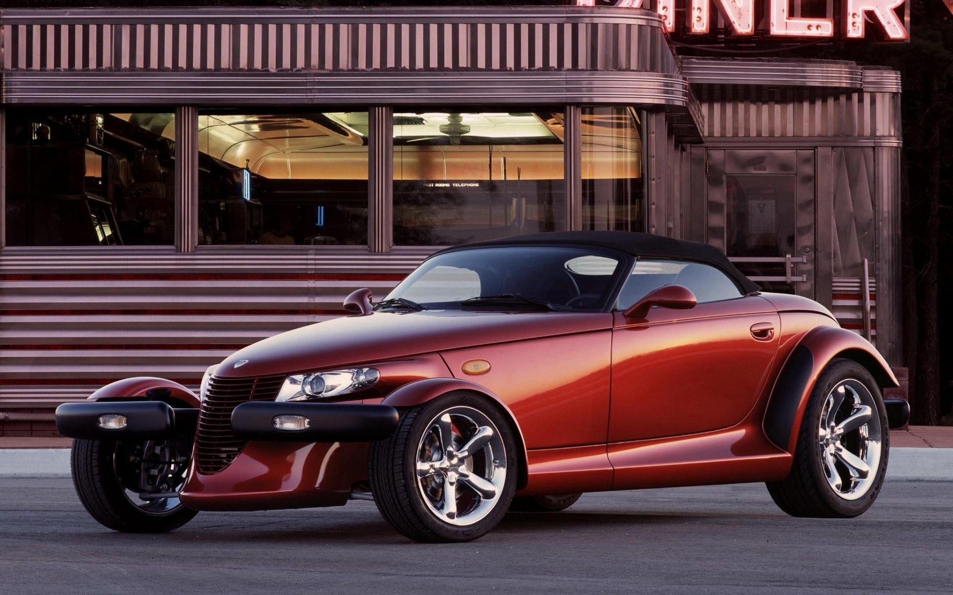 plymouth prowler pouler przód tło