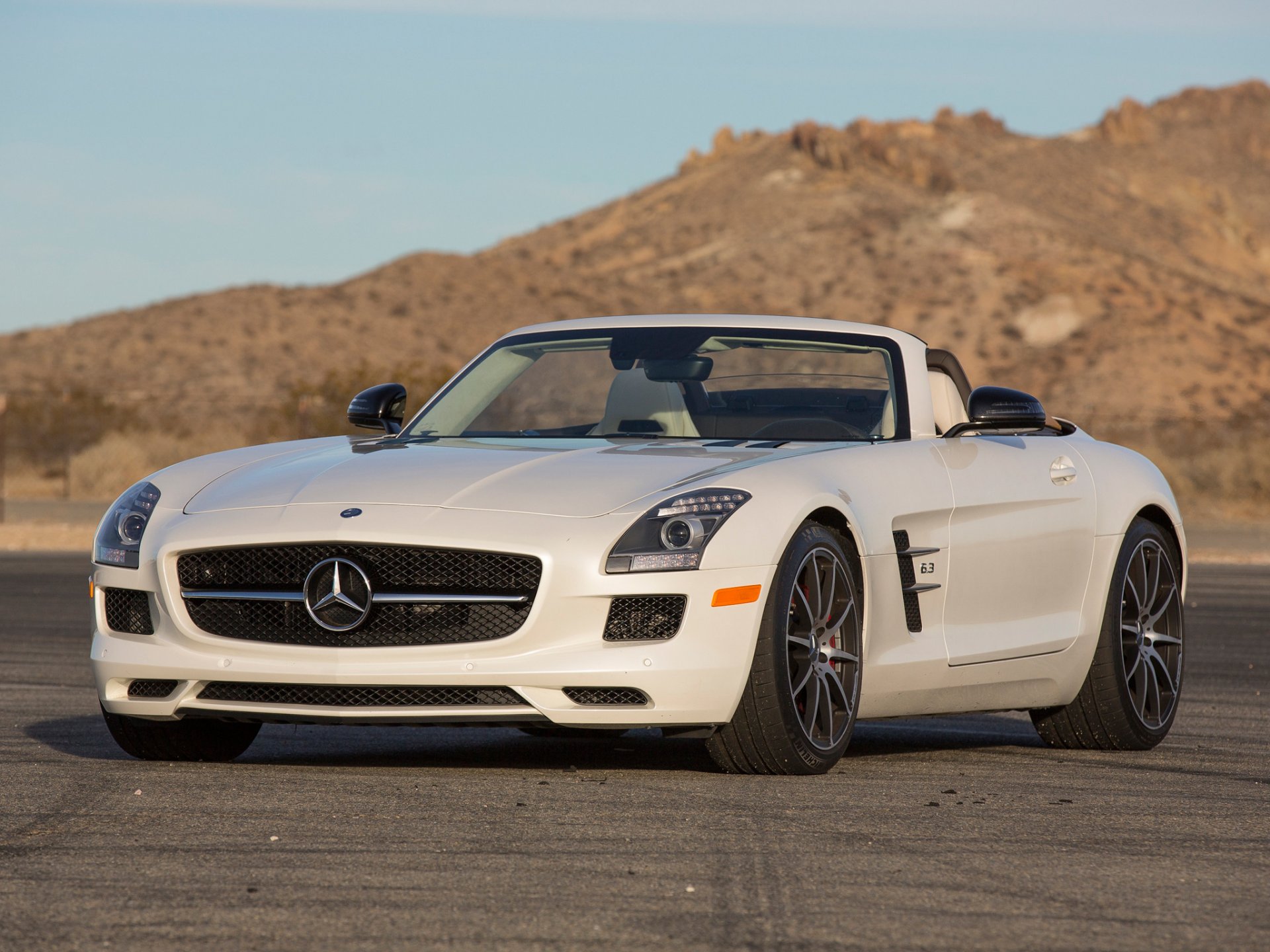 mercedes-benz sls amg gt roadster coche delantero