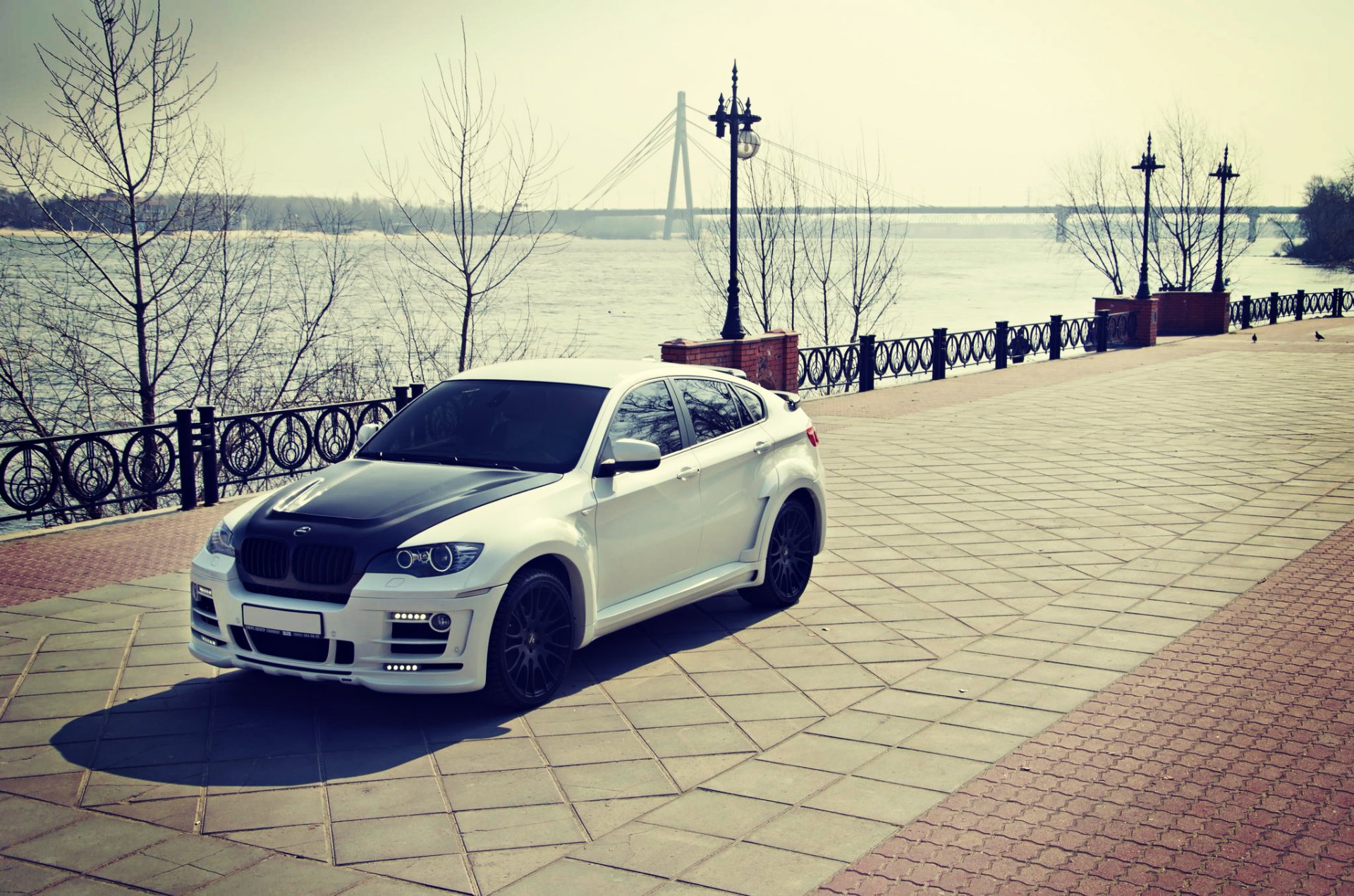 bmw x6 e72 hamann tuning blanc