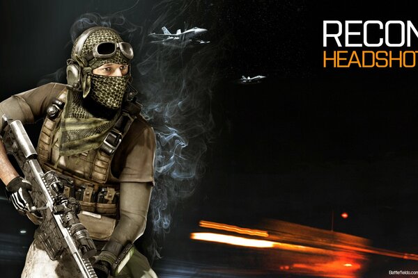 Jeu d action battlefield 3, tir