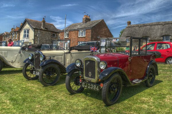 Englische Oldtimer auf der Isle of Wight