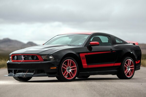 The iconic Ford Mustang car, speed and comfort on all roads