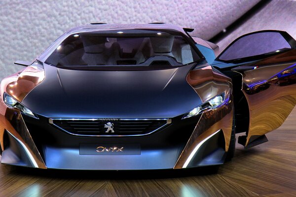 Peugeot brillante con porta aperta