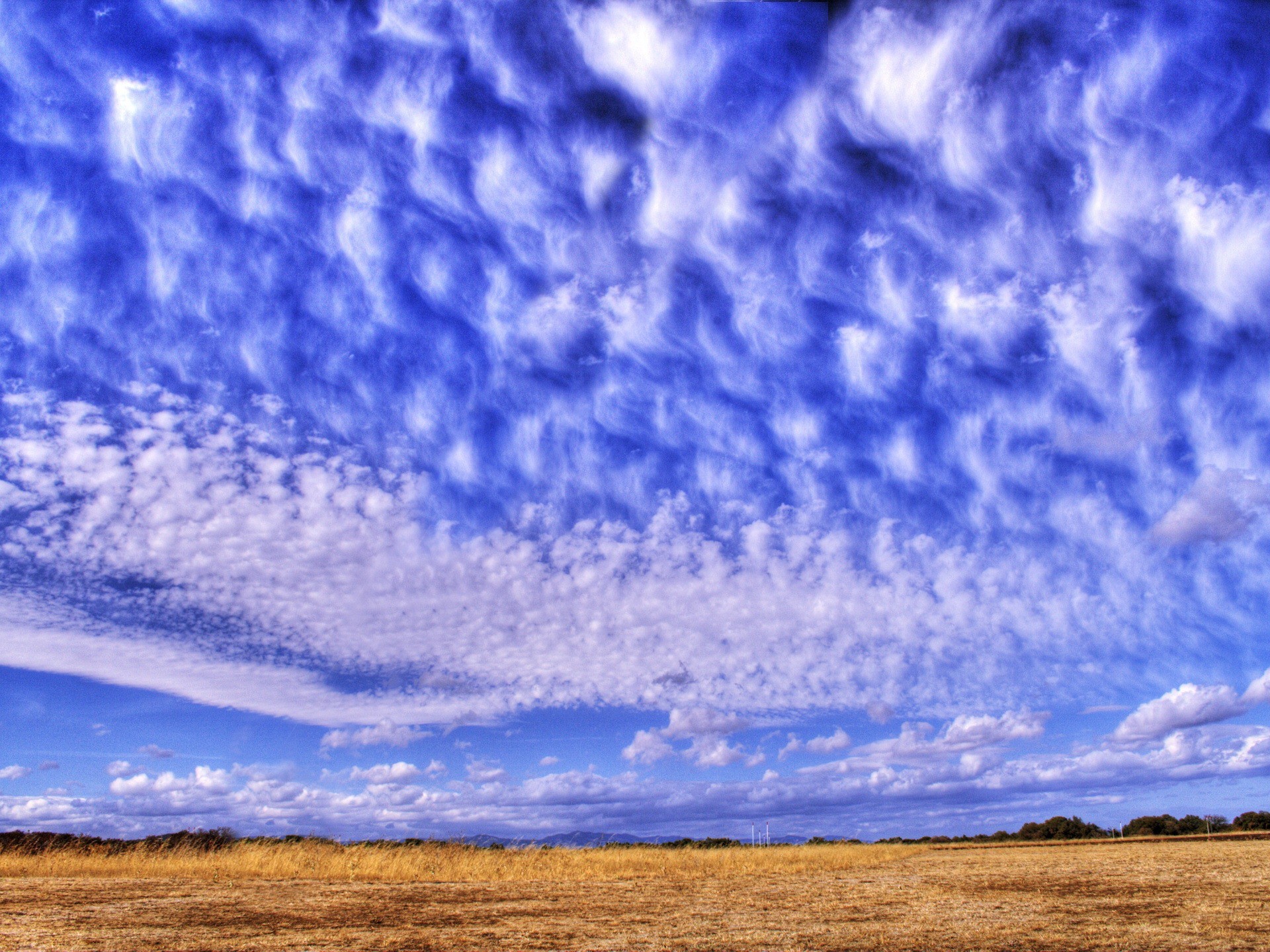 cirrus clouds sky blue