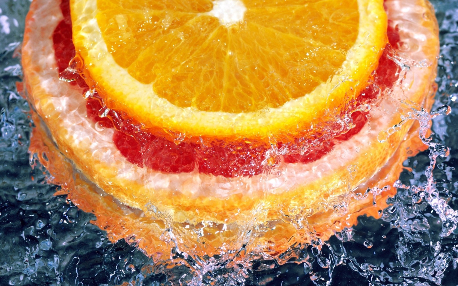 falls orange citrus water