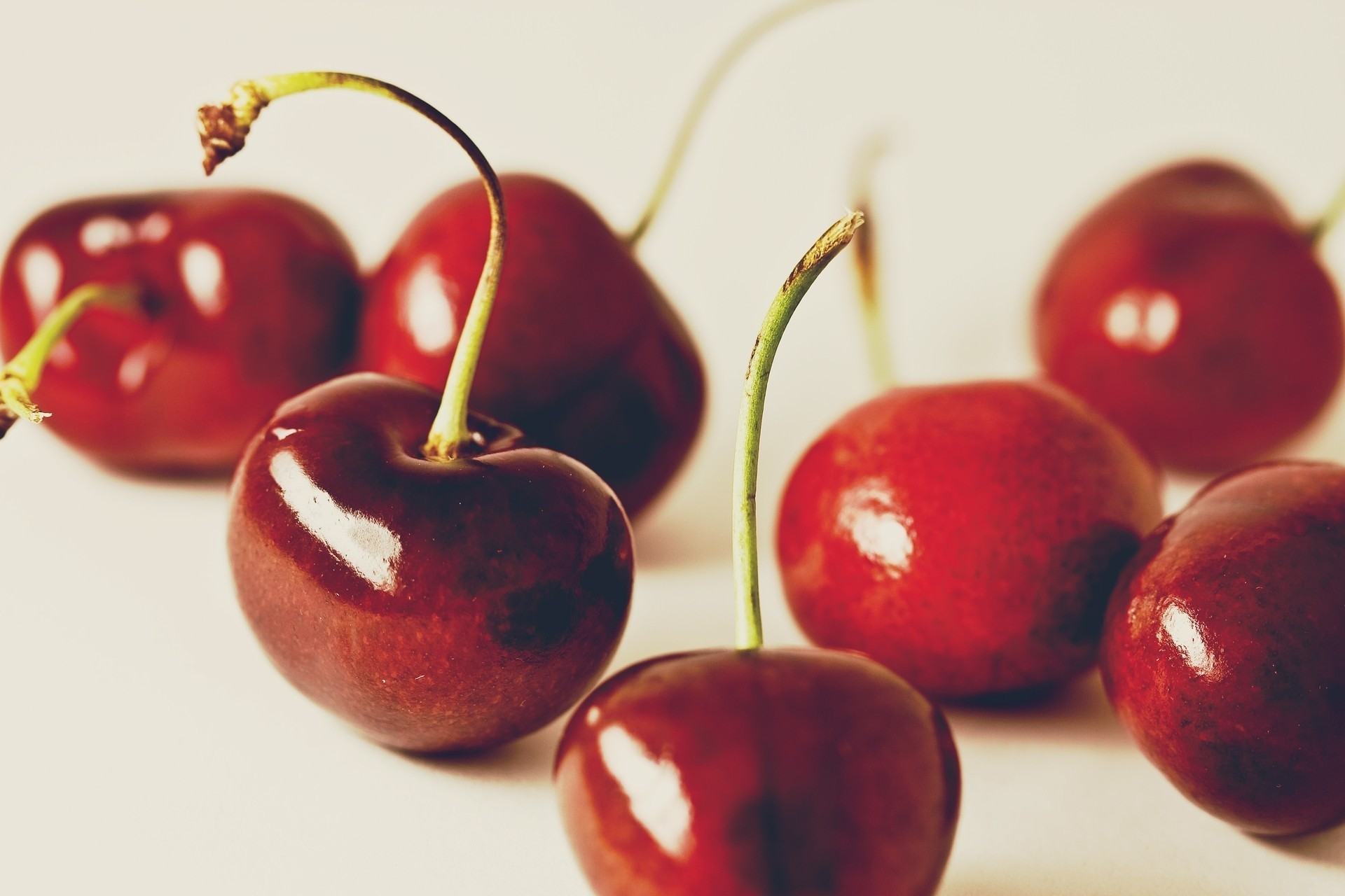 rouge fruits nourriture cerises