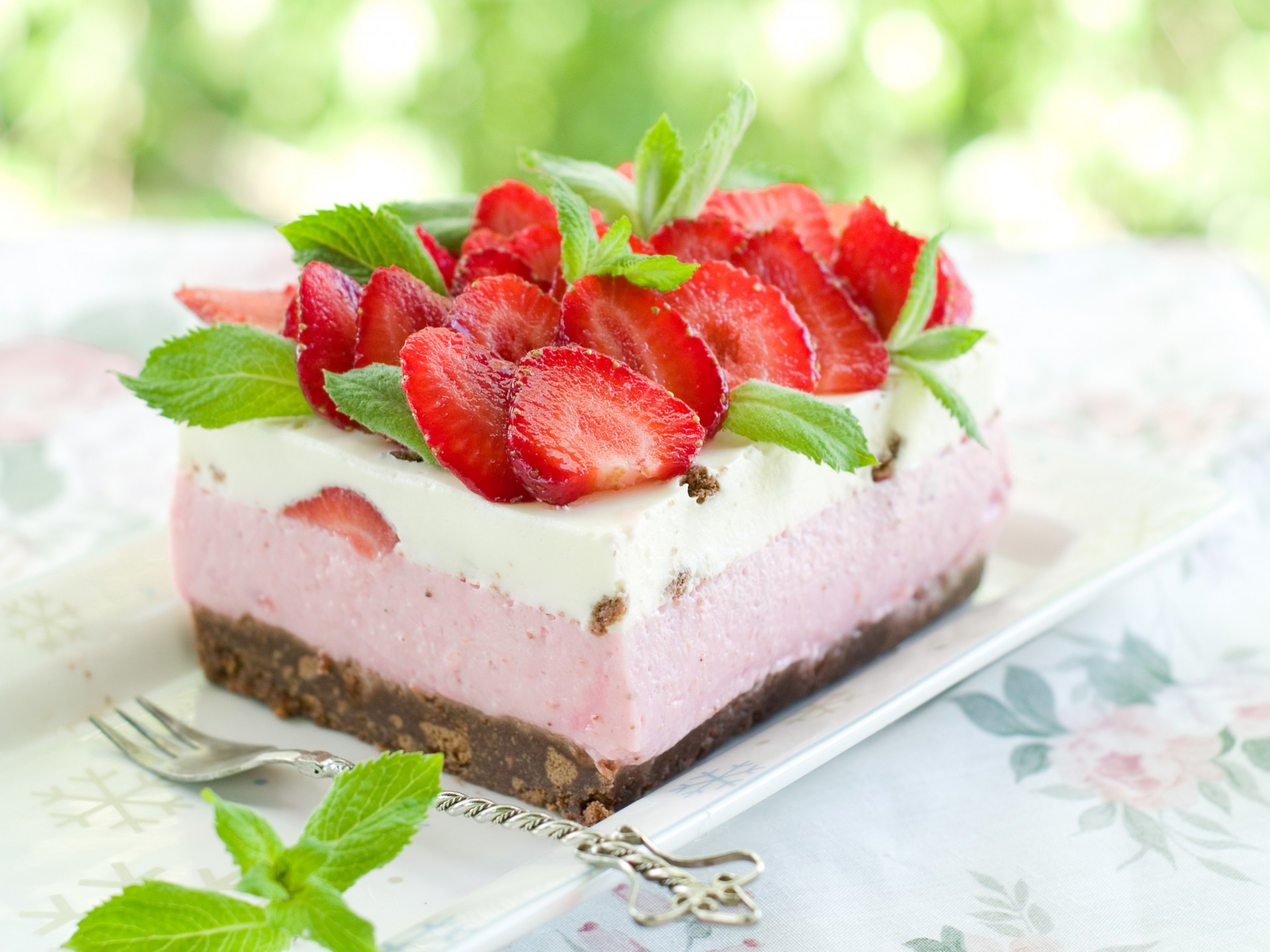 kuchen erdbeeren dessert