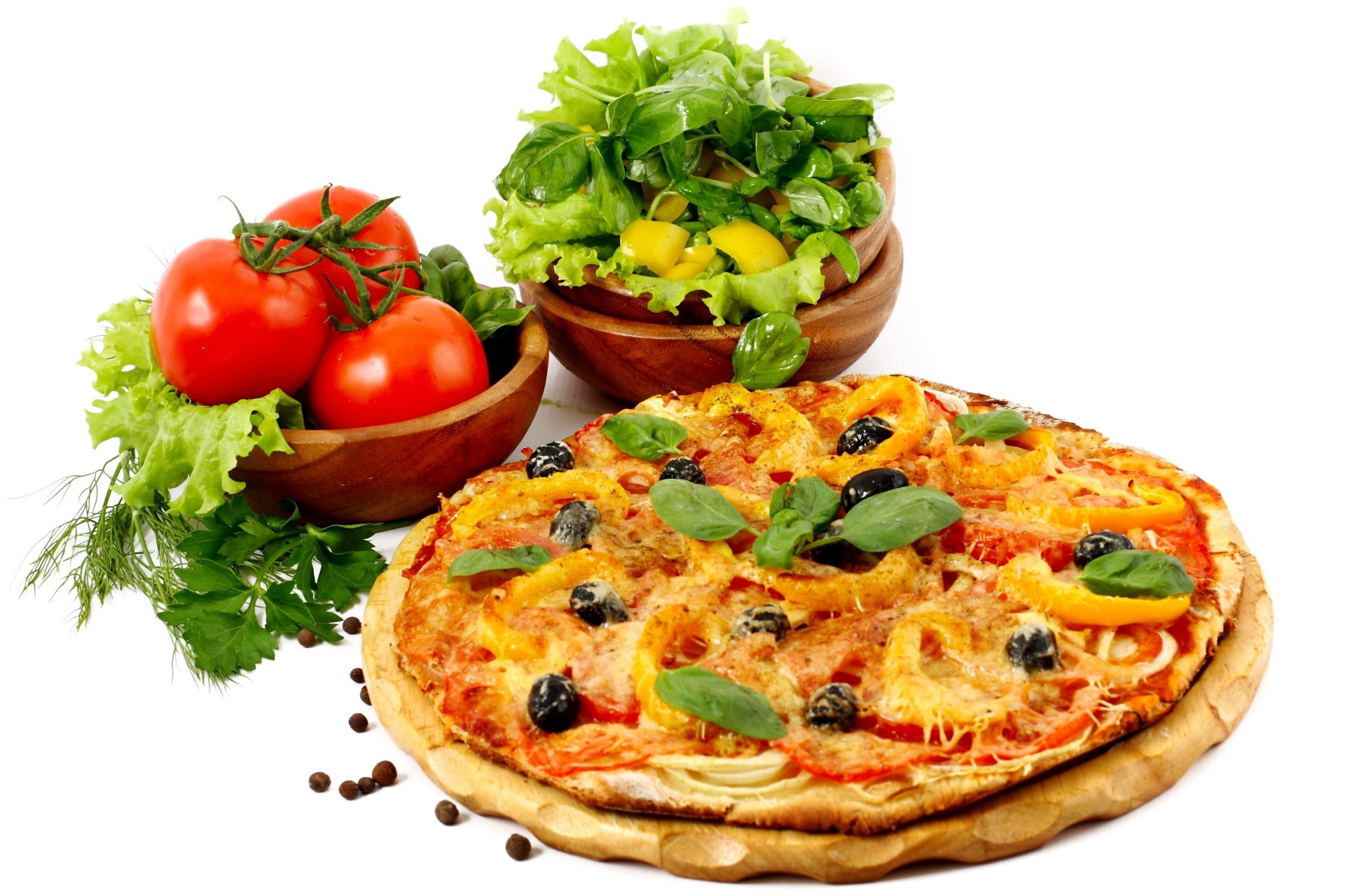 vegetables gas 24 pizza baking