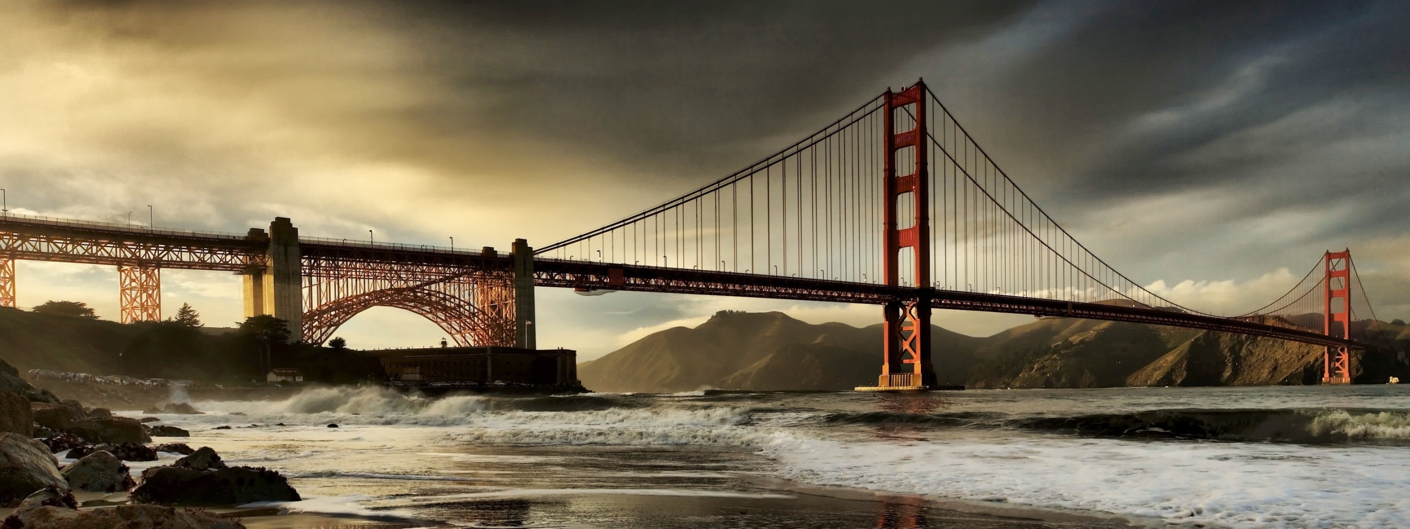 puente bahía nubes golden gate san francisco