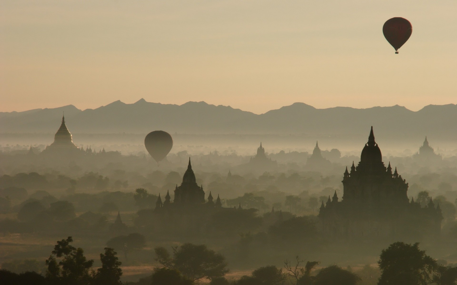 fog mountain ball