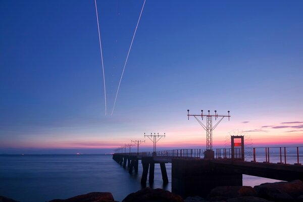 Bridge in the evening