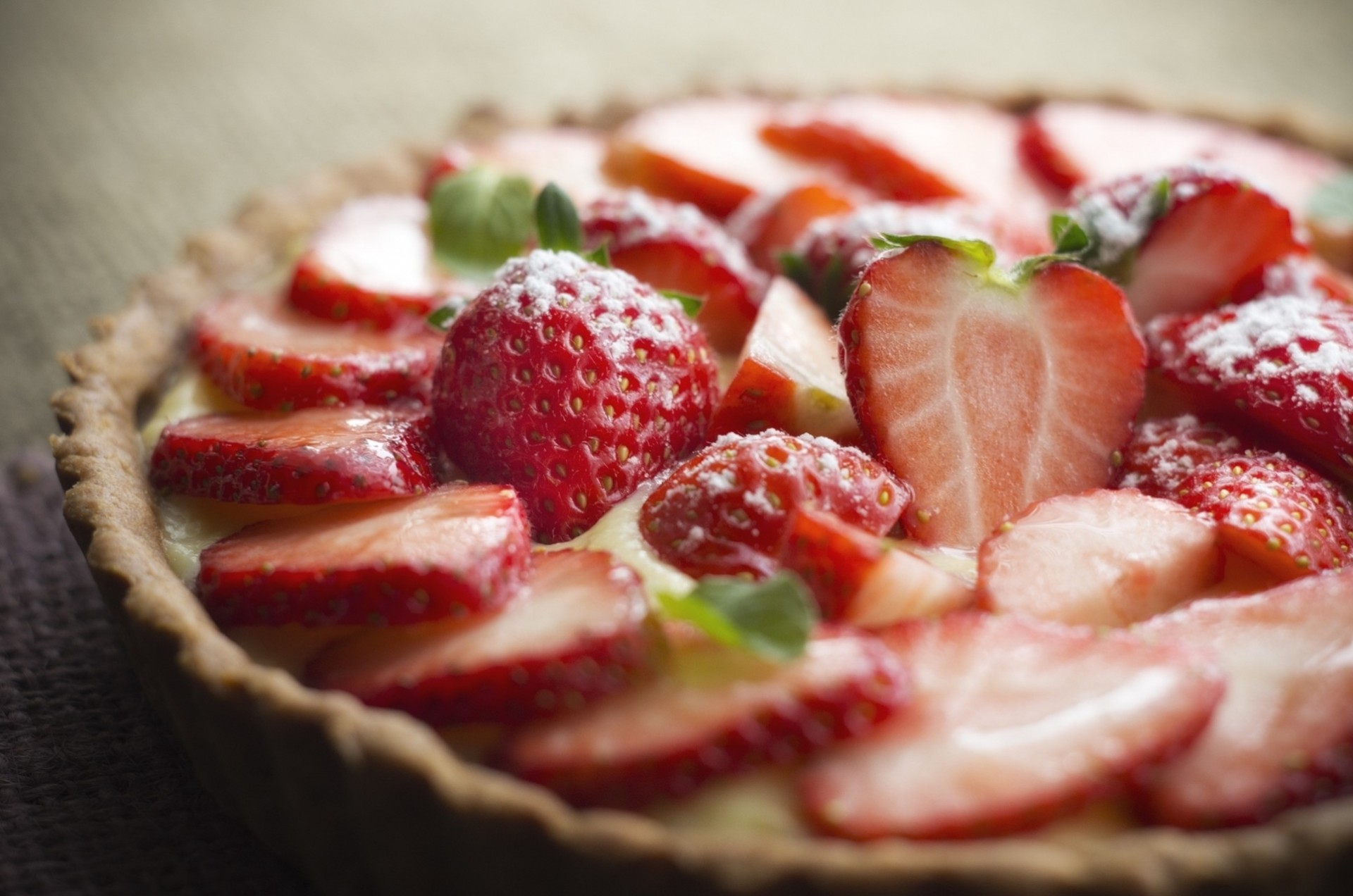 erdbeeren kuchen essen