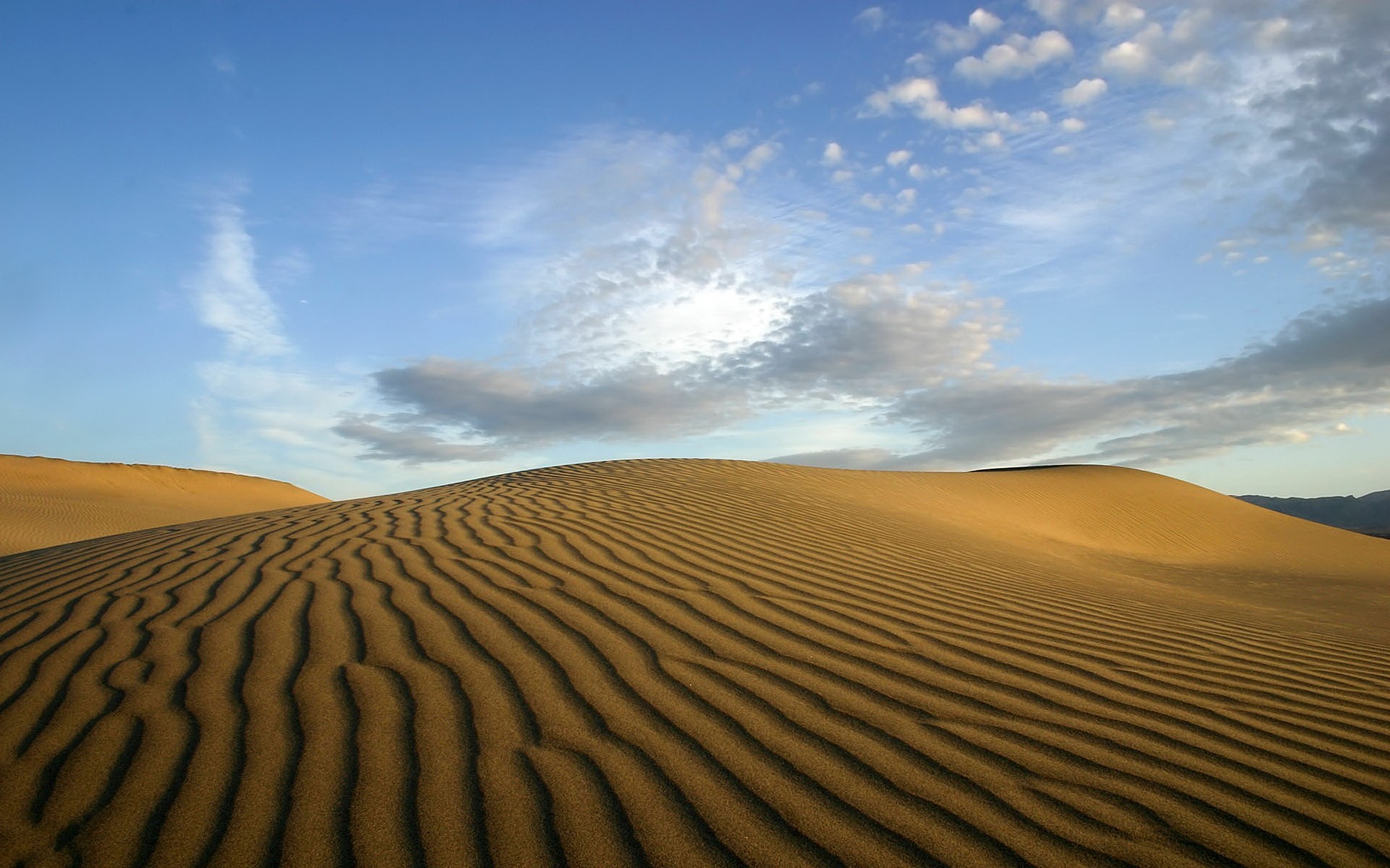 sand wüste wolken