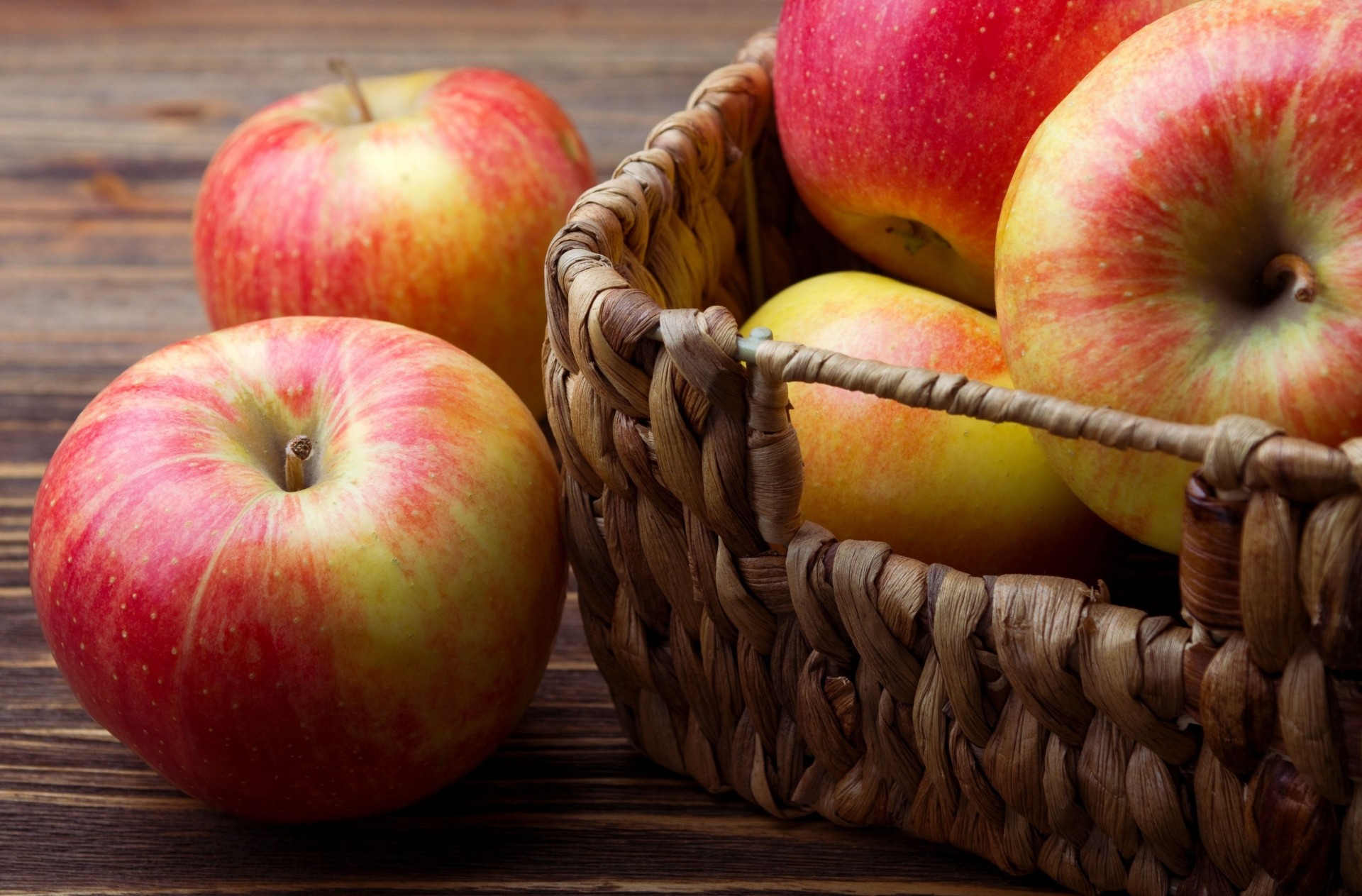 pomme repas shopping rouge pommes