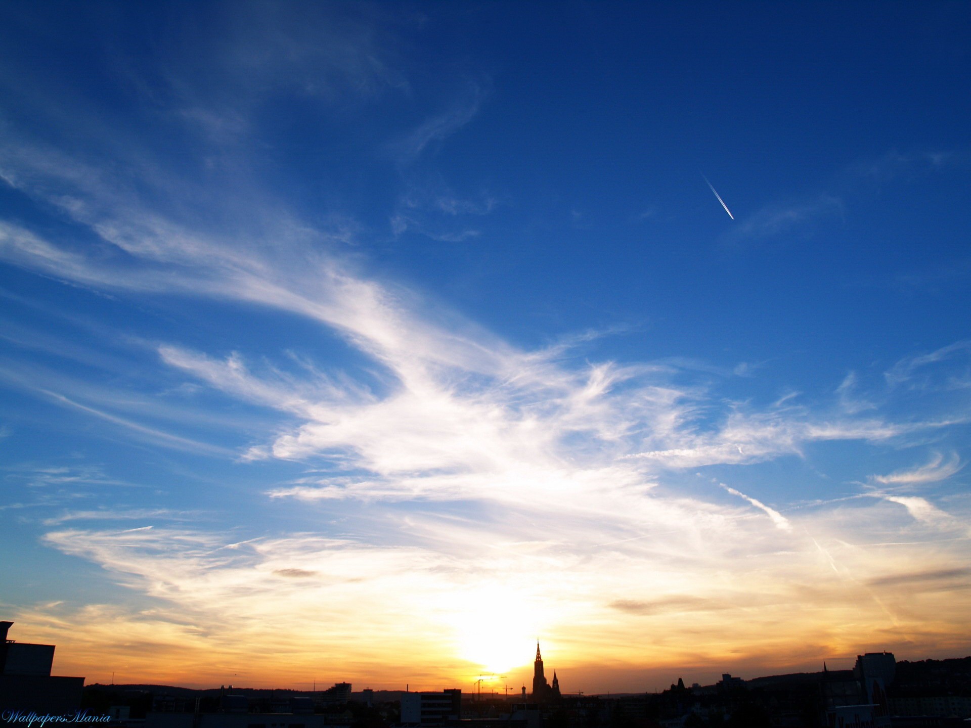 cielo nuvole città