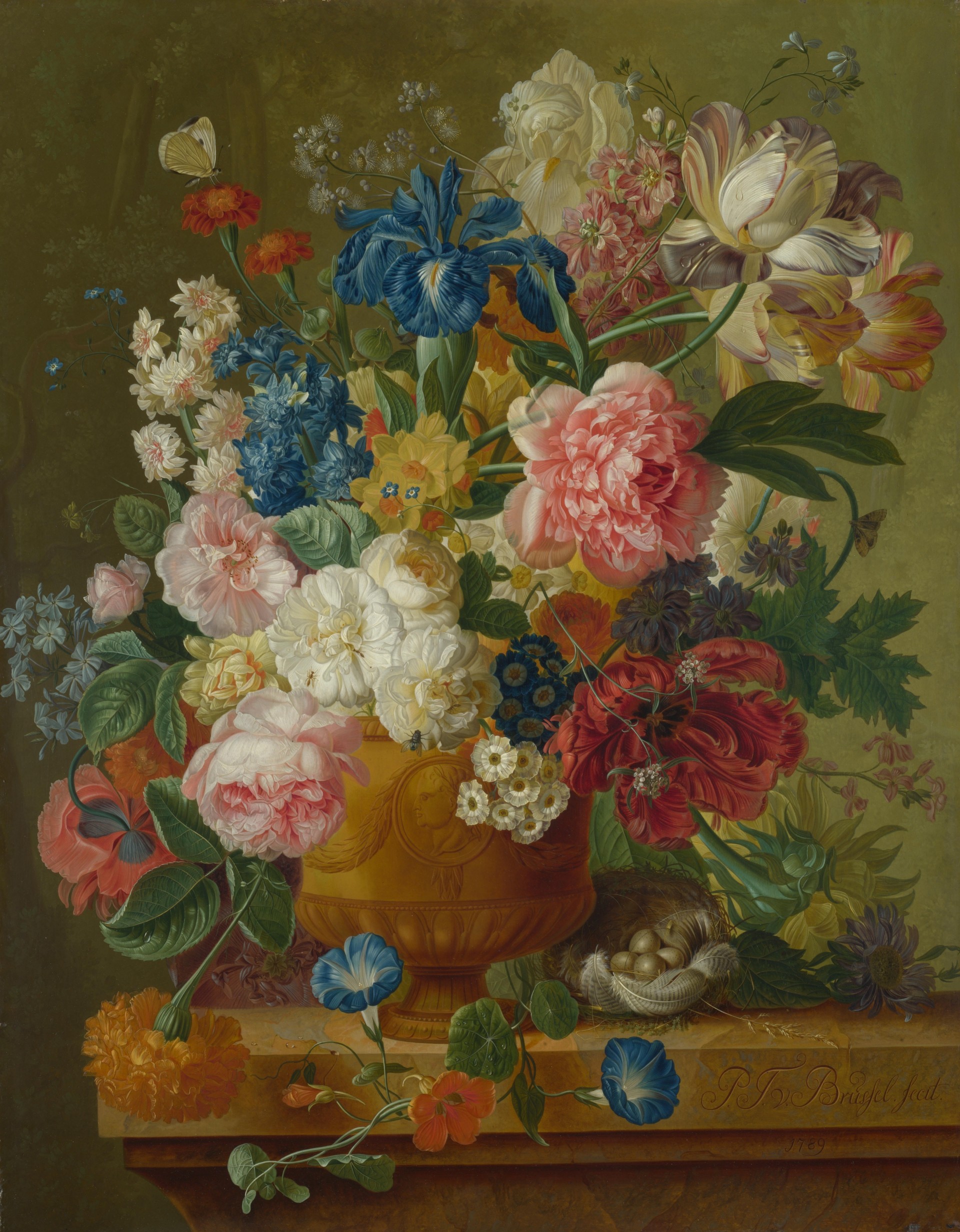 flowers in a vase national gallery london