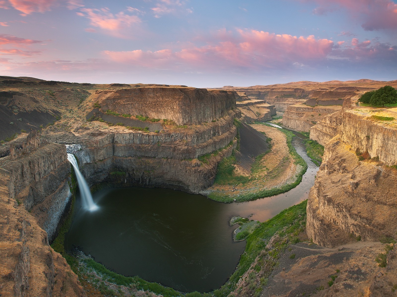 waterfall canyon river