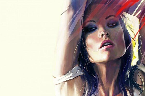 Beautiful drawing by Olivia Wilde