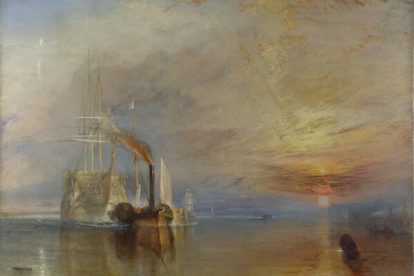 Alla National Gallery di Londra, un dipinto di Joseph Mallord William Turner