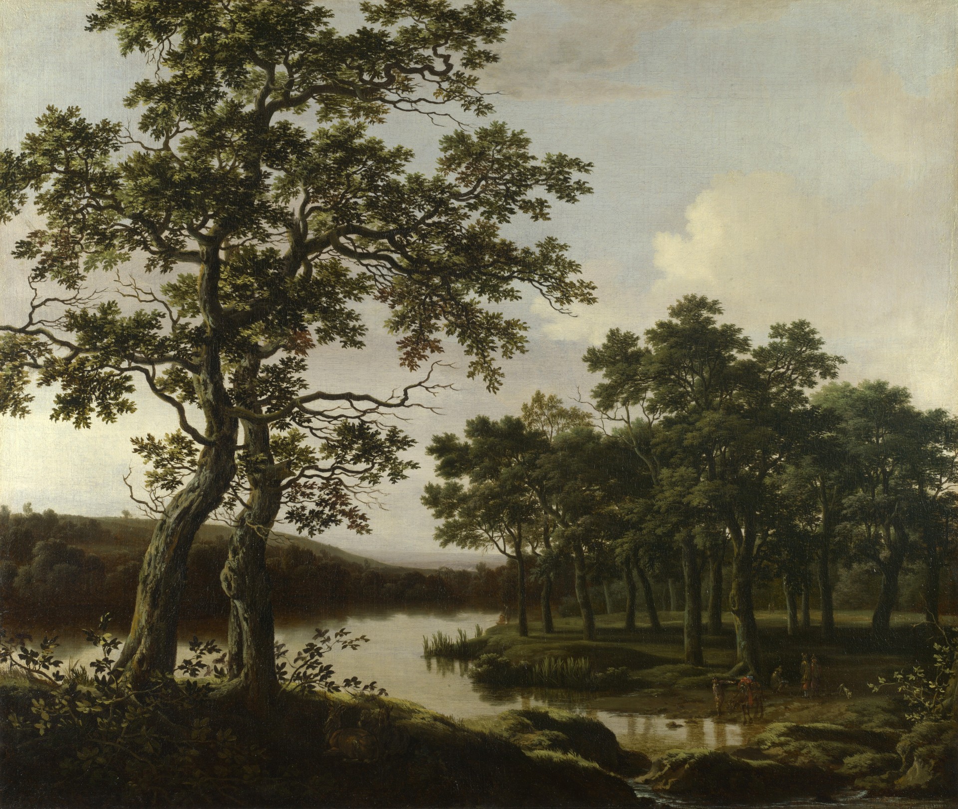 paisaje del río galería nacional de londres joris van der haagen