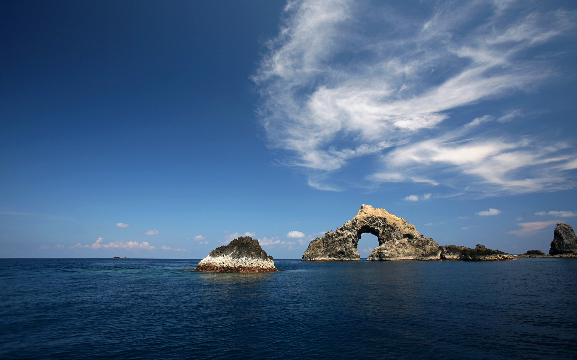 mar cielo rocas