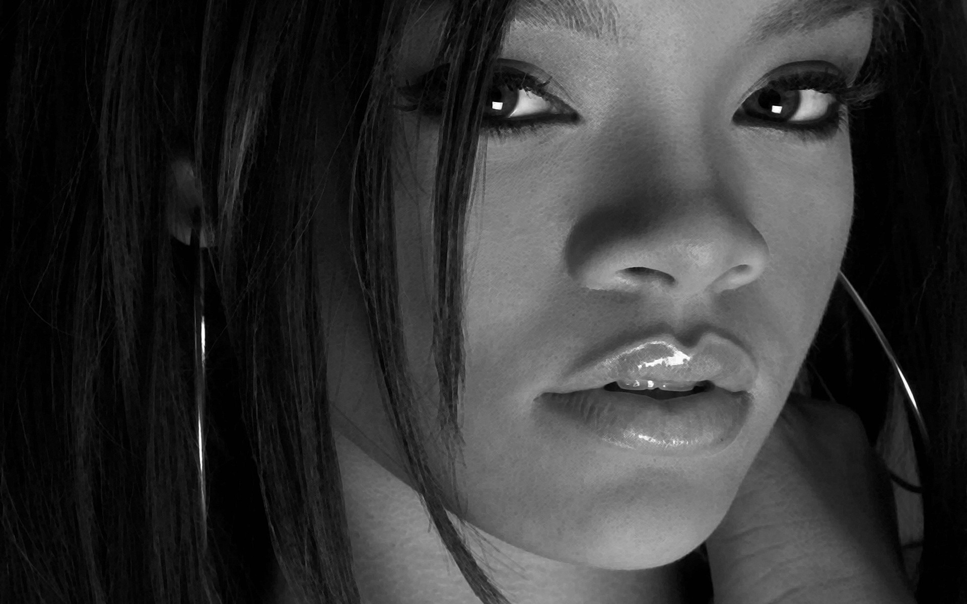 rihanna actrice chanteuse visage