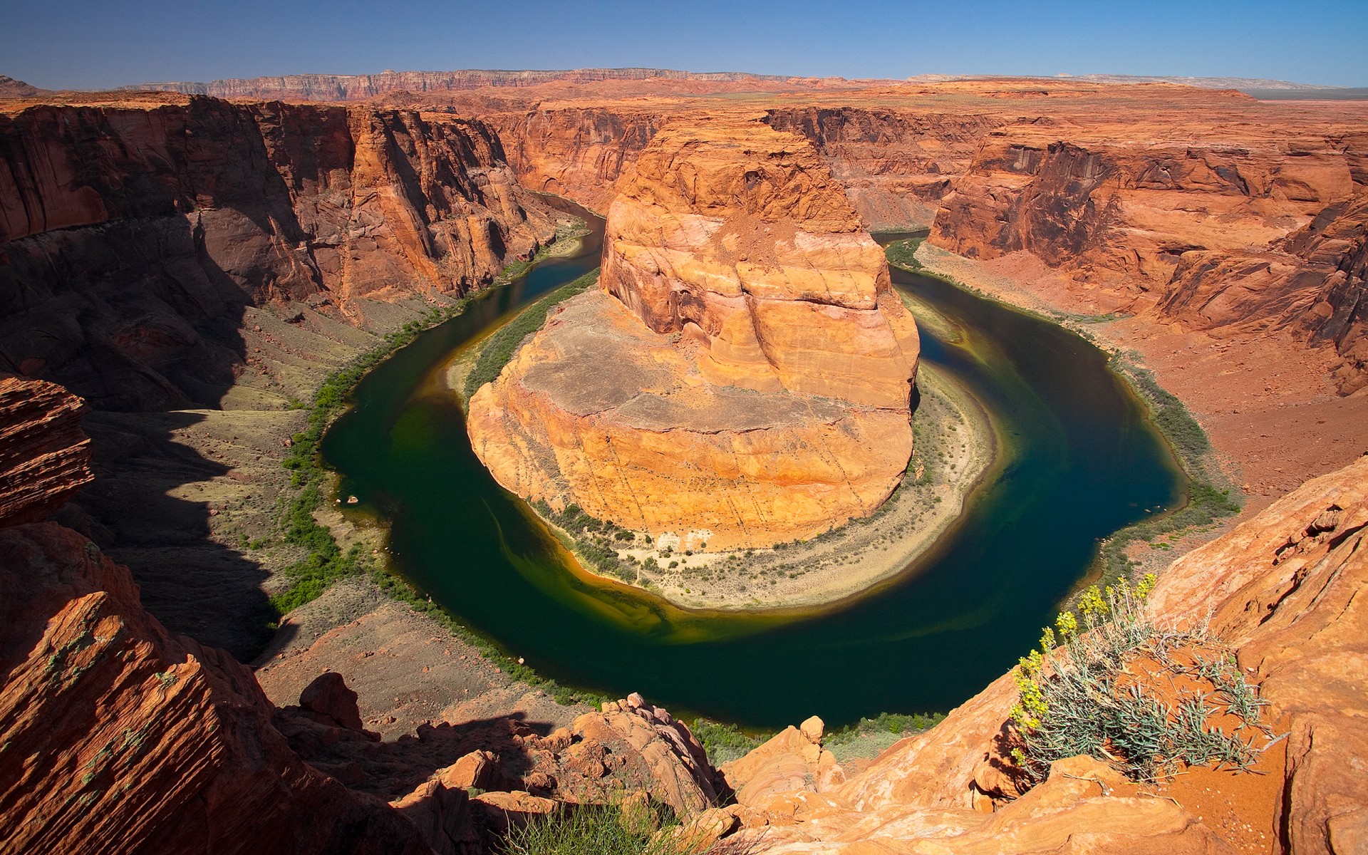 arizona canyon rocce fiume