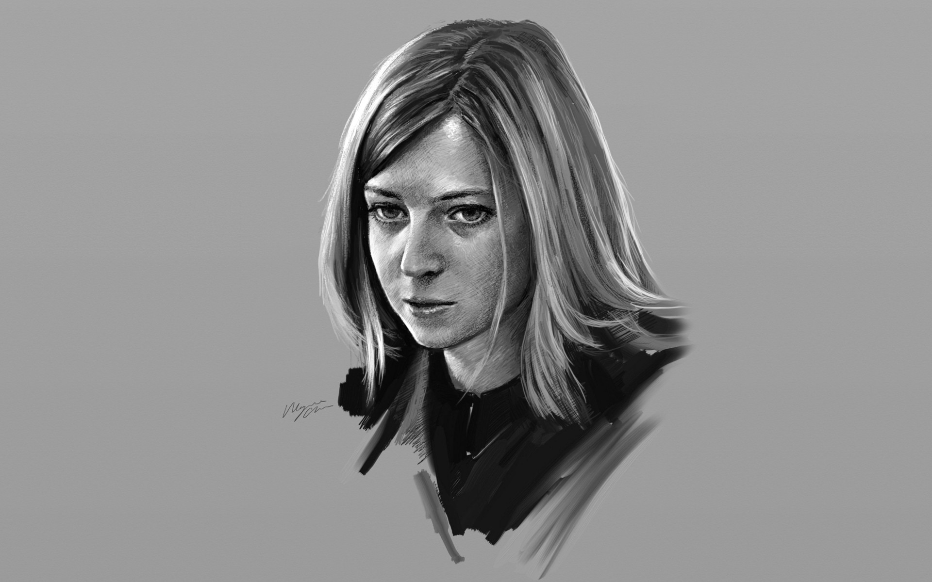 hitub52 natalia poklonskaya fille portrait fond gris