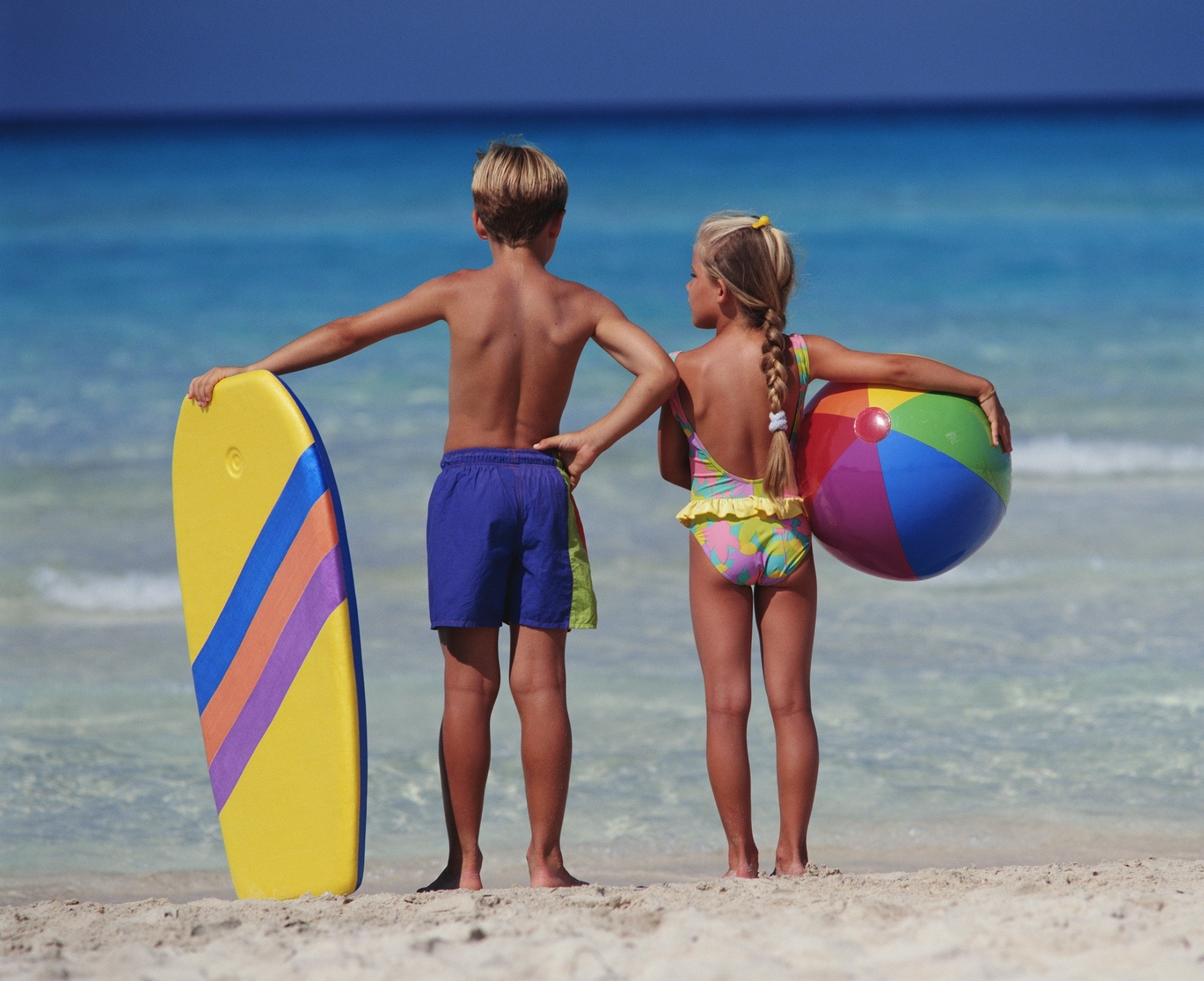 garçon fille enfants fond loisirs mer humeur fond d écran