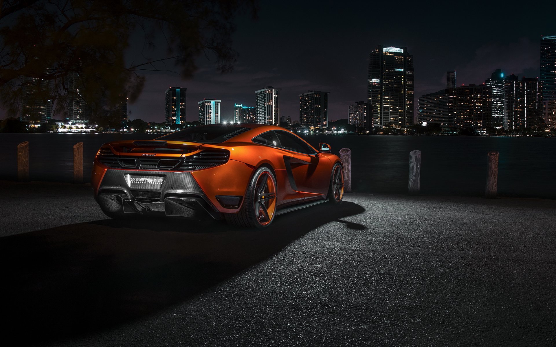 mclaren mp4-vx vorsteiner tuning mp4-12c supersportwagen mclaren auto nacht stadt