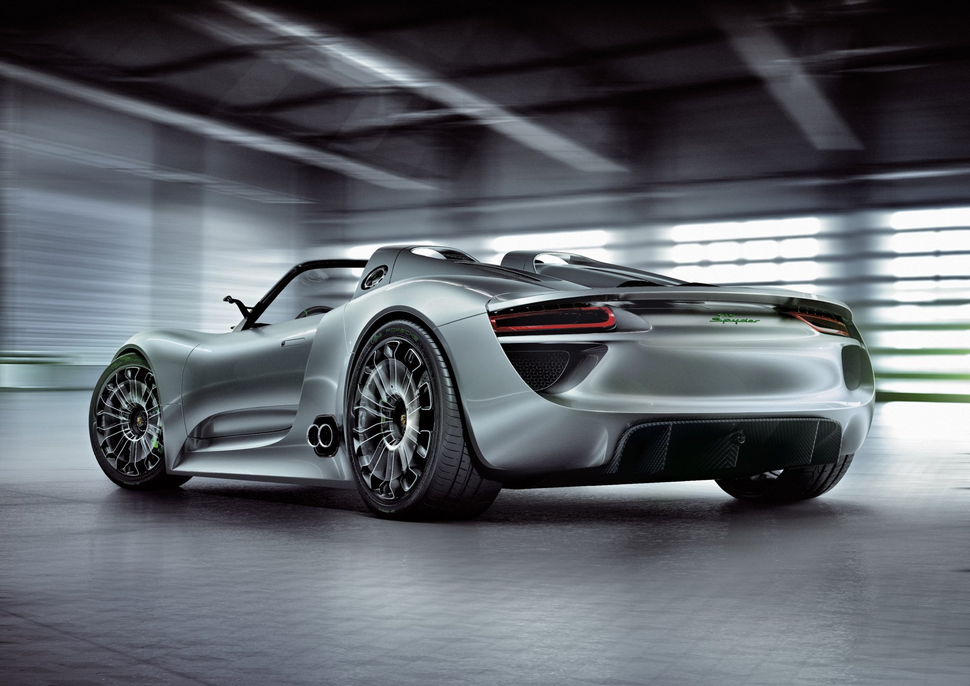 porsche spyder concept voiture arrière-cour beau concept