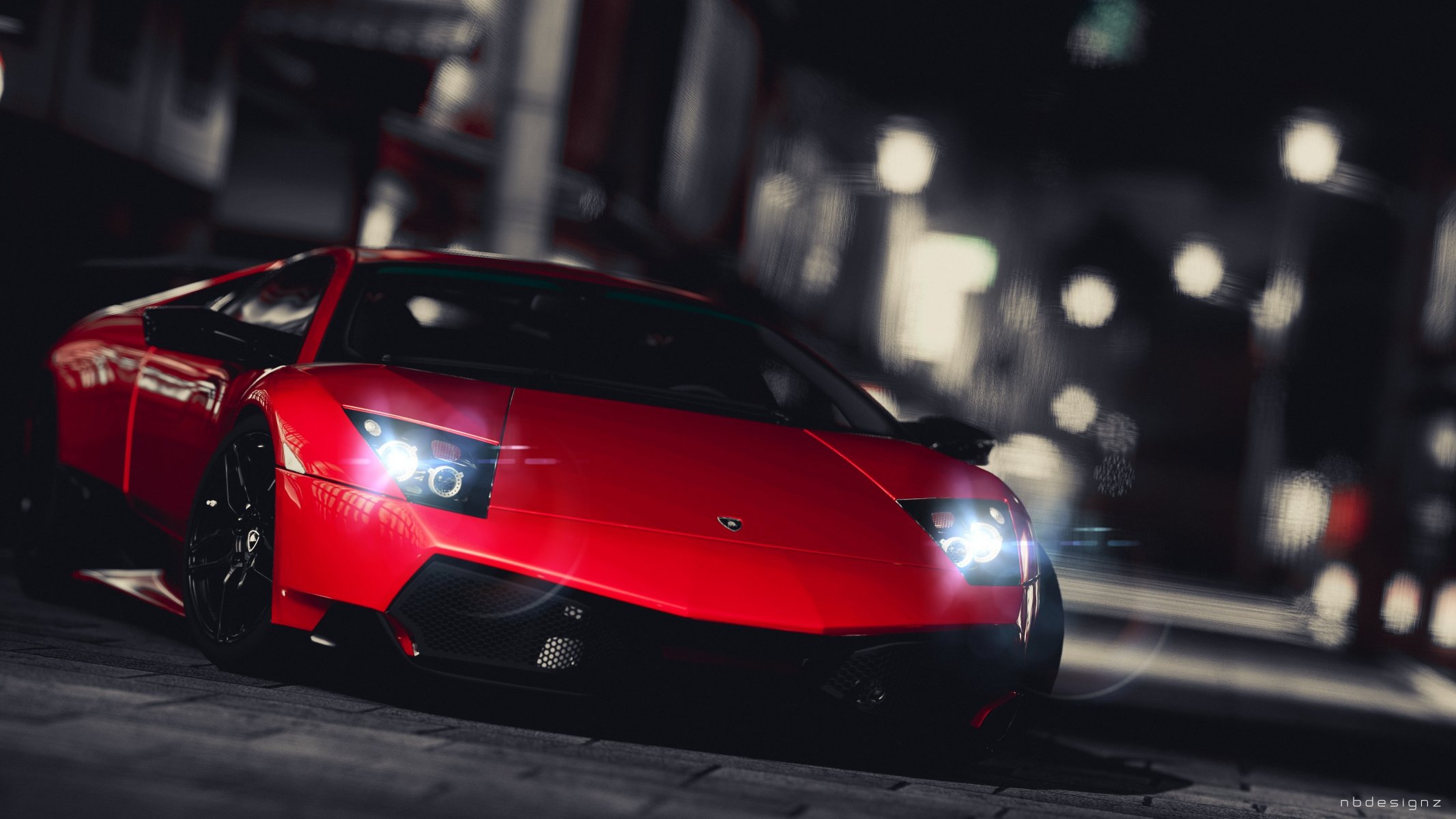 red murcielago lamborghini