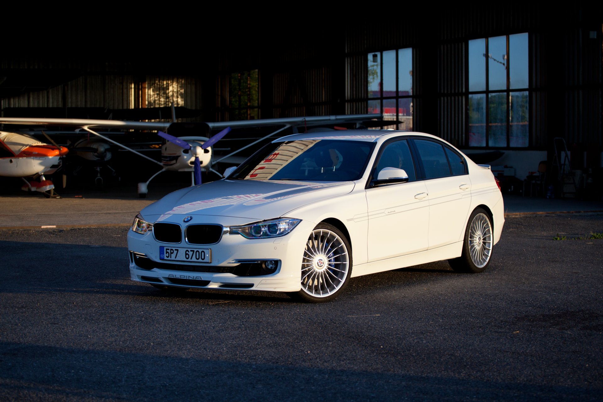 bmw alpina b3 biturbo biały