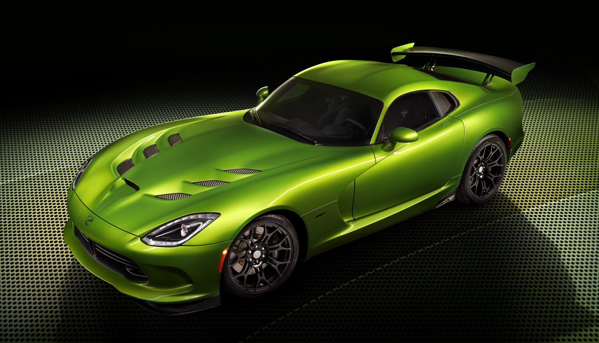 ausweichen hundert viper auto tuning grün supercar