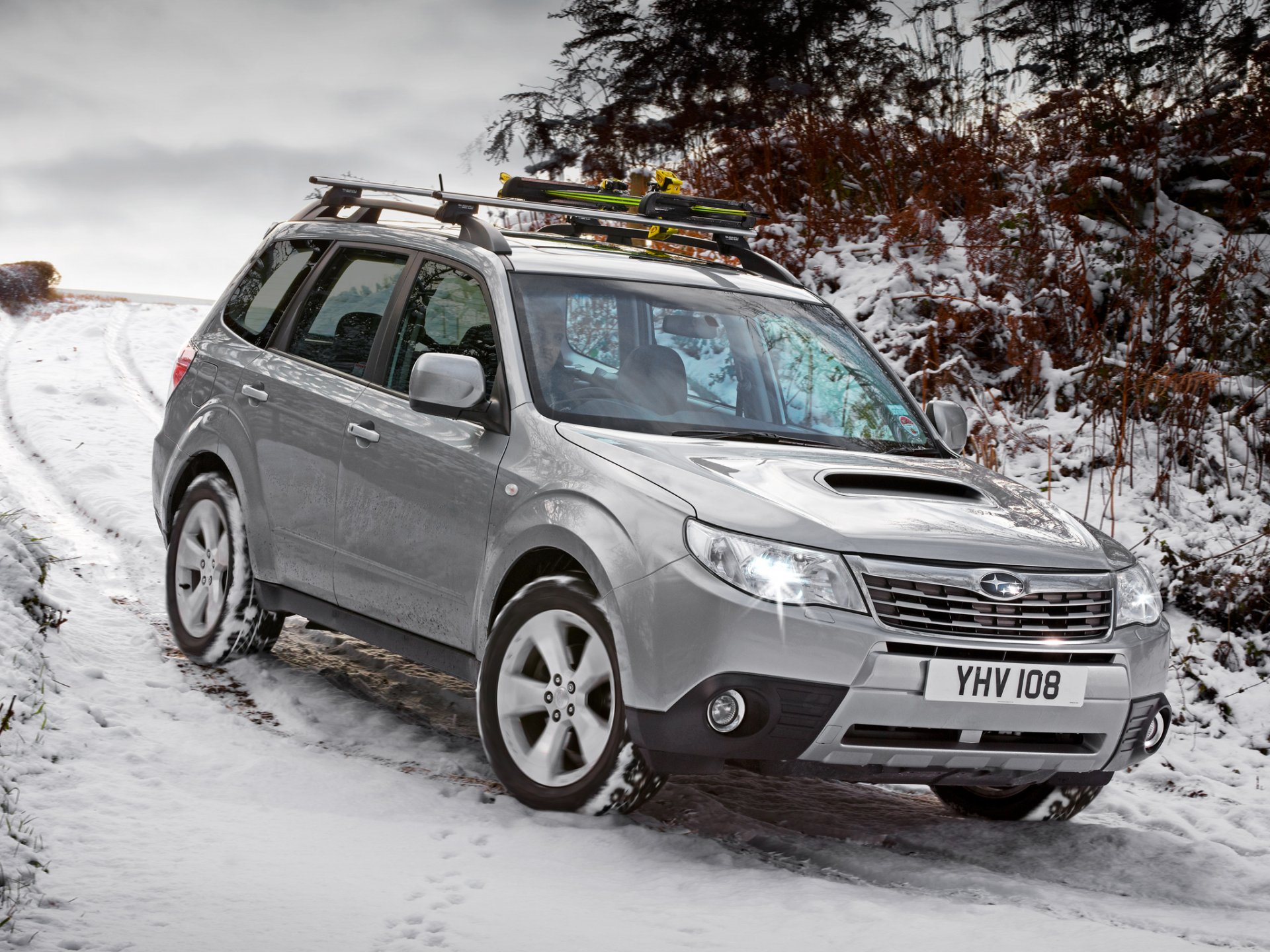 ubaru forester 2.0d großbritannien-spec auto auto japan subaru forester jeep suv hintergrundbilder englische version england schnee winter