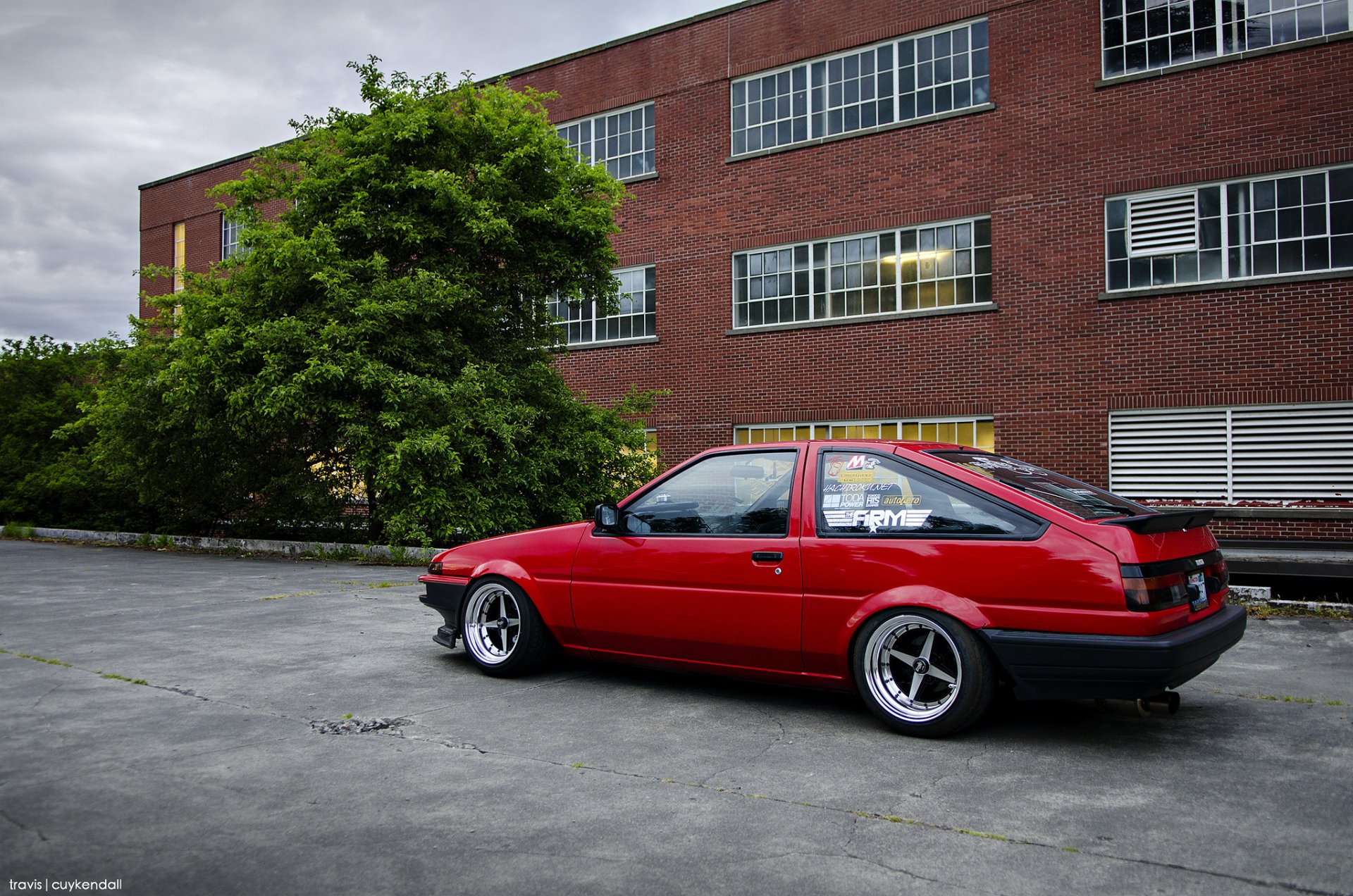 toyota corolla ae86 posizione jdm rosso toyota corolla