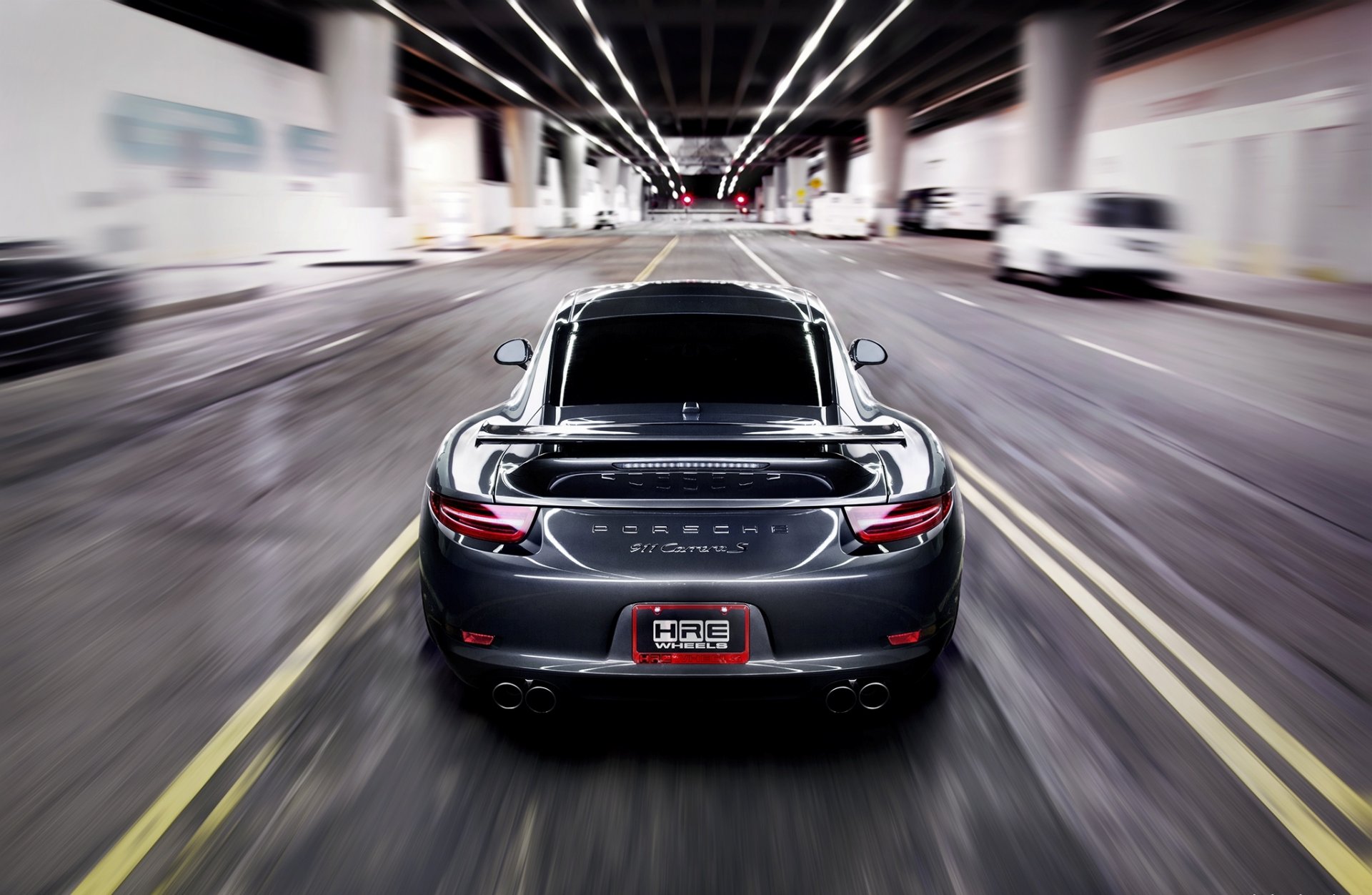 porsche 911 carrera s grey road speed porsche carrera rear blur