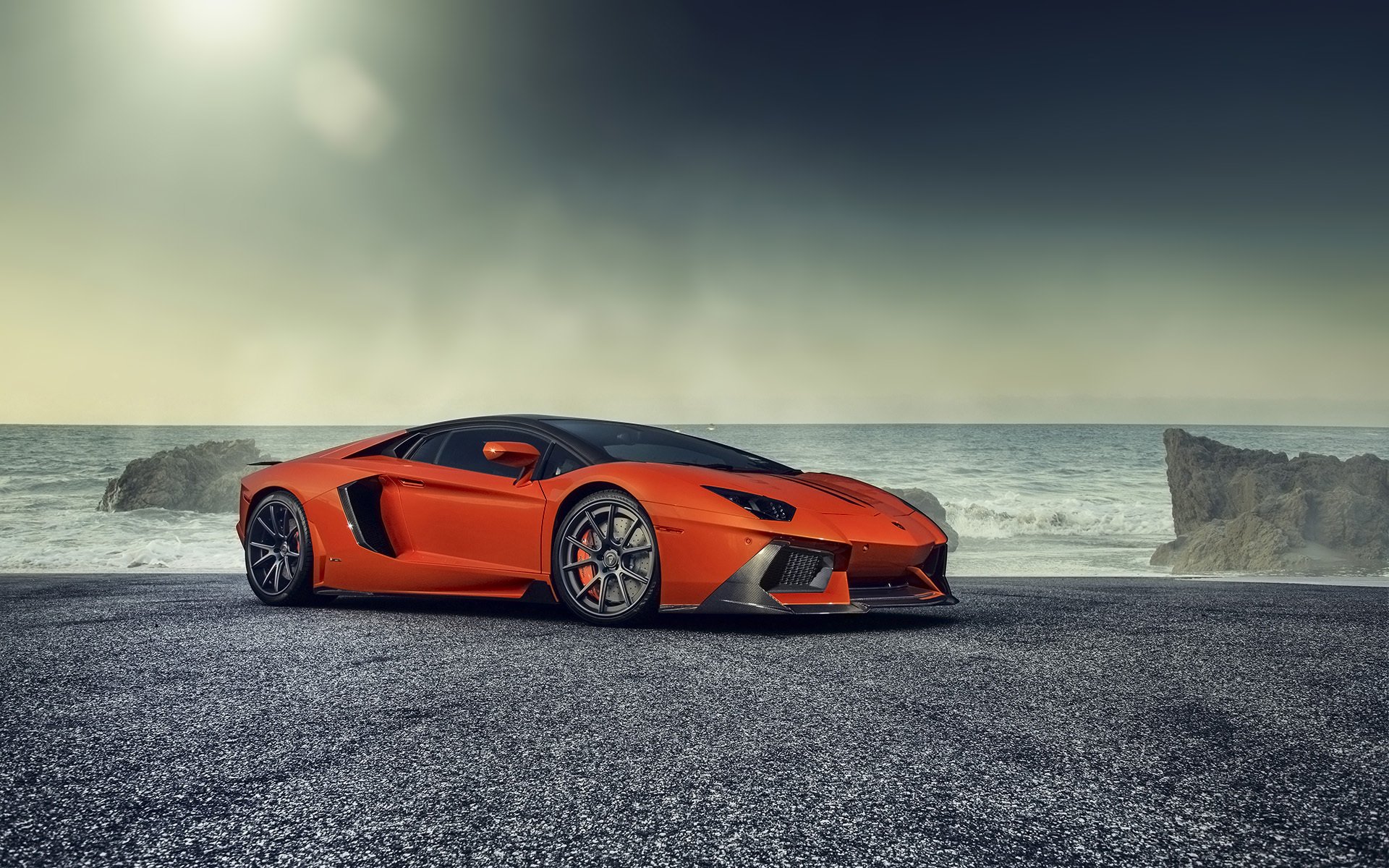 lamborghini aventador-v сарагоса vorsteiner суперкар ламборгини тюнинг океан