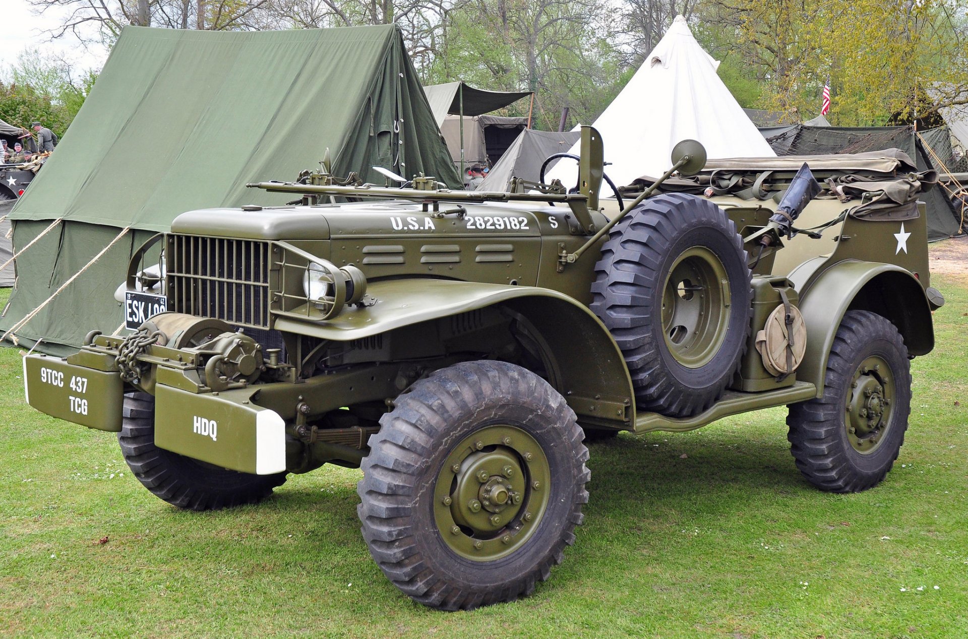 dodge wc voiture de commande armée voiture surélevée perméabilité temps seconde guerre mondiale