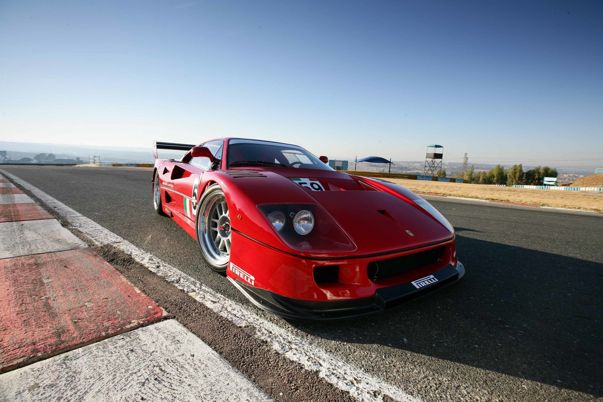 ferrari f40 macchina auto supercar vista frontale