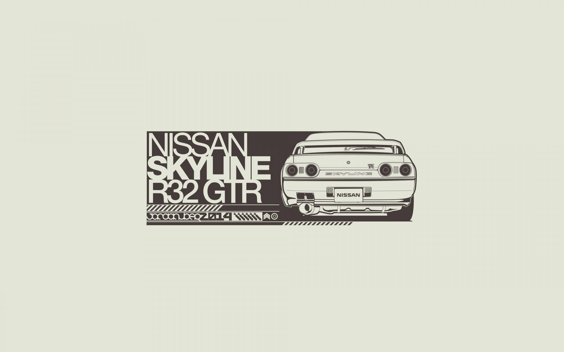 nissan horizon gt-r r32 jdm nissan skyline gtr drawing art