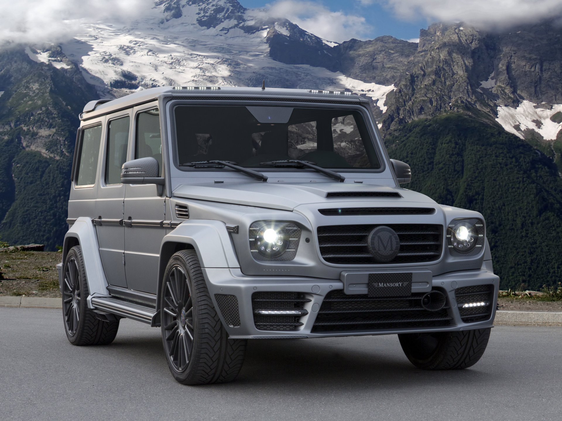 mercedes g-klasse mansory gronos berge