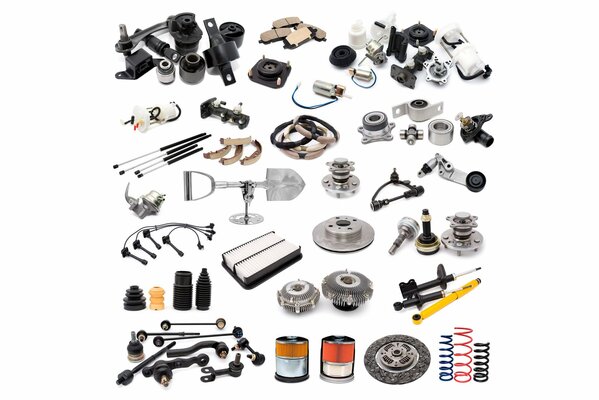 Various car parts and accessories