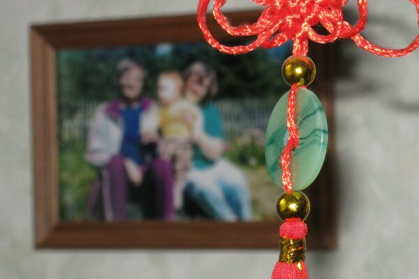 Photo of a family with about the coast from the bad