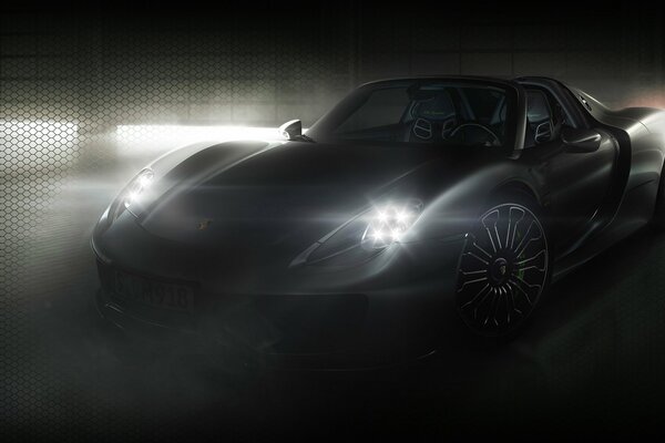 Hybrid sports car Porsche Spider