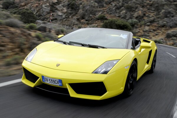 Lamborghini Gallardo cabriolet fond d écran