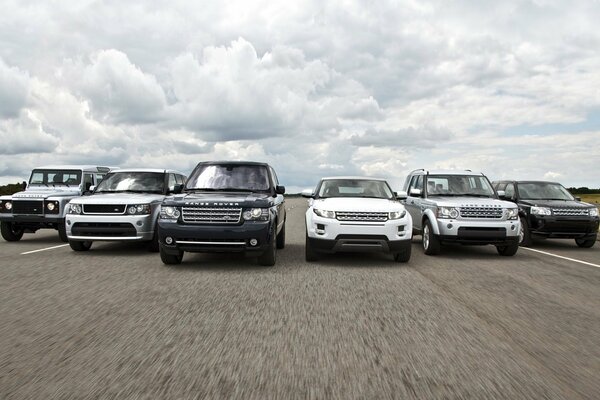 Schicke Sportwagen von Land Rover