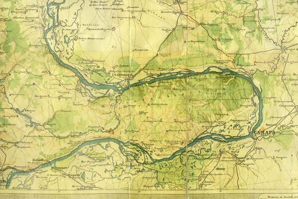 Mapa geográfico de la ciudad de Stavropol pliegues de plegado