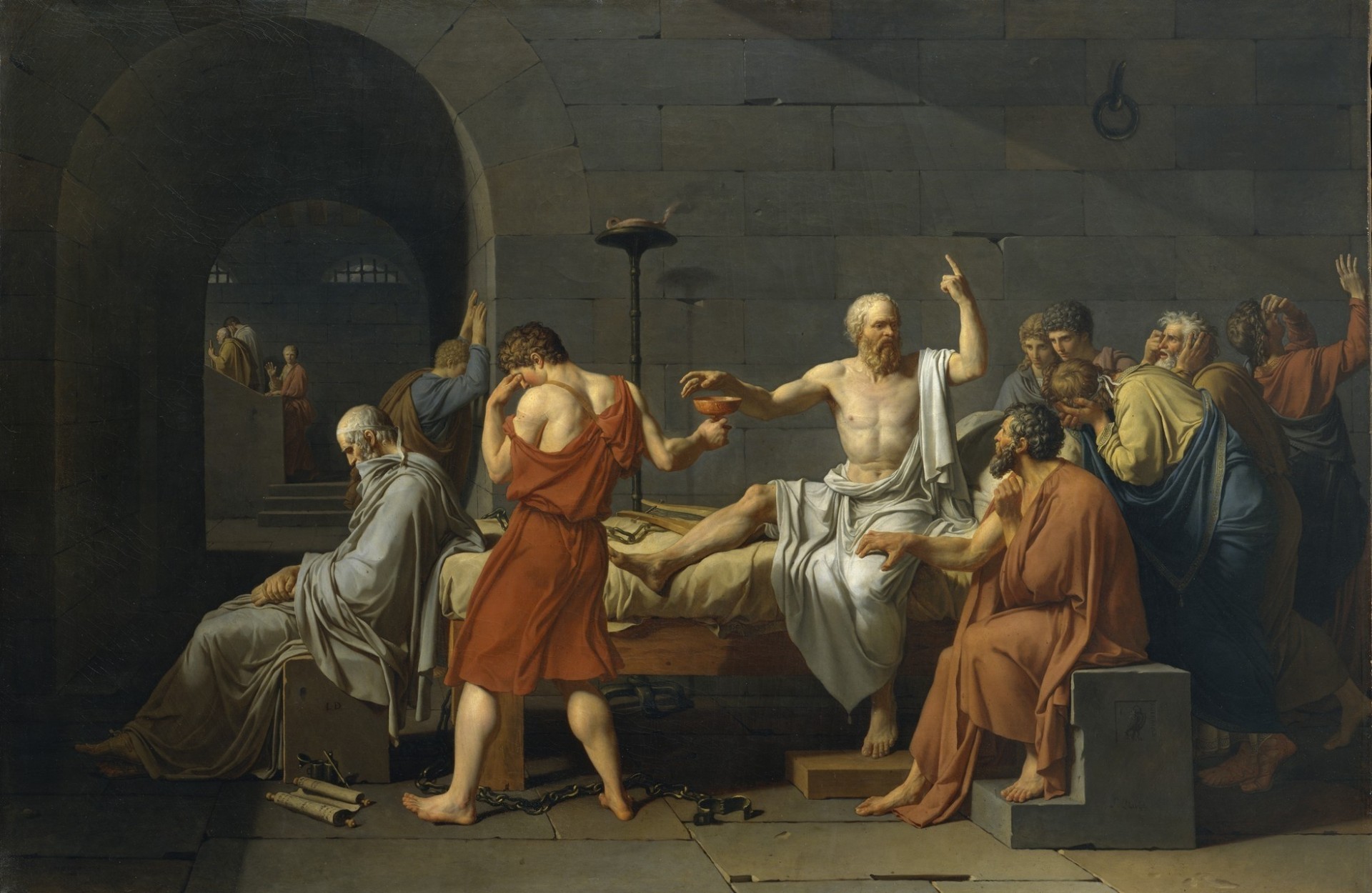 ocrates neoclassicism pattern oil canva