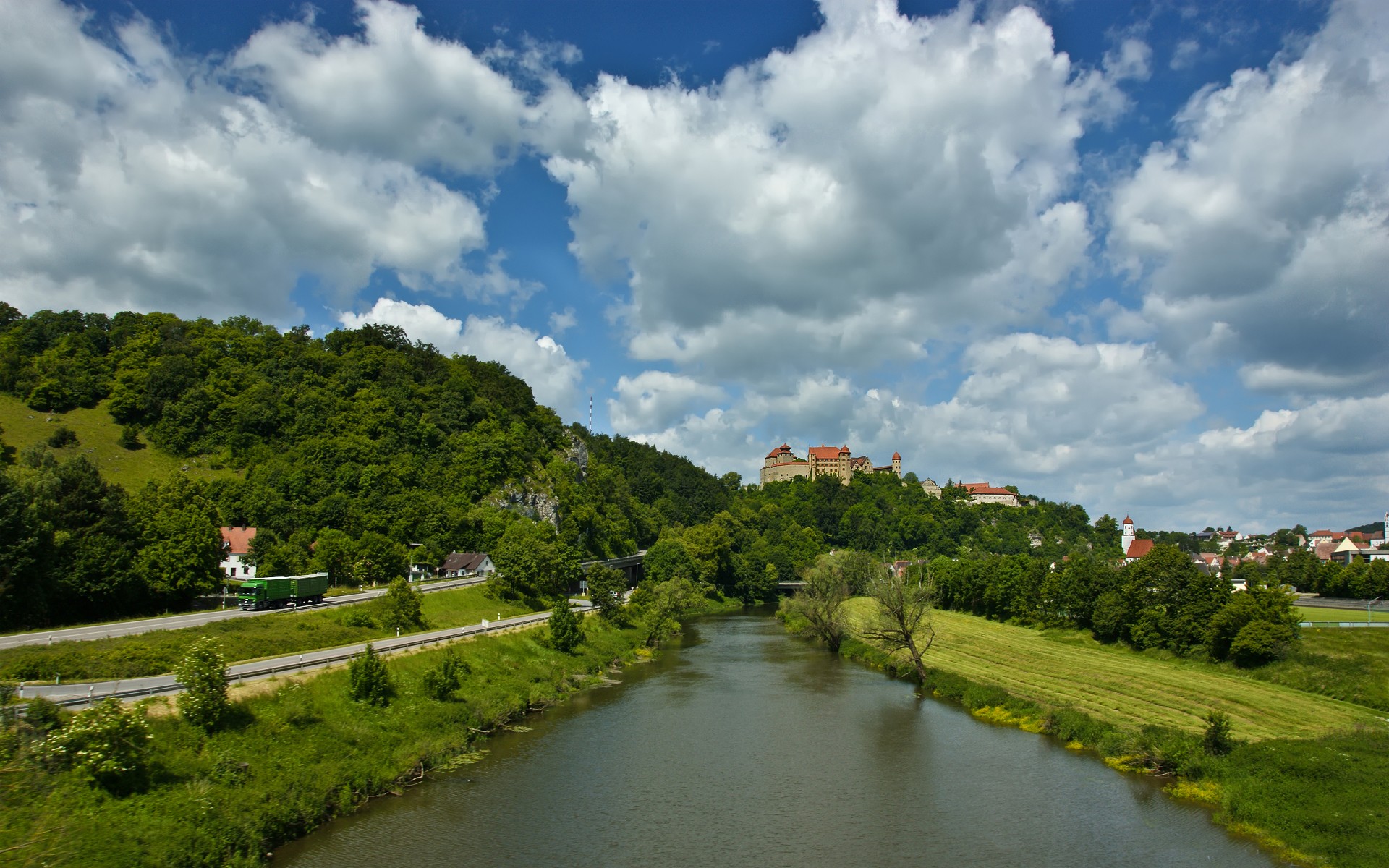 harburg allemagne rivière château